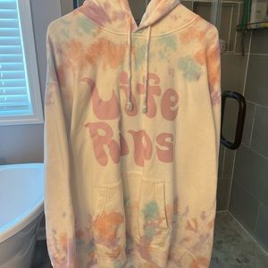 Chris Delia Life Rips Tie Dye Hoodie